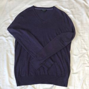 Purple luxury blend Banana Republic v-neck sweater